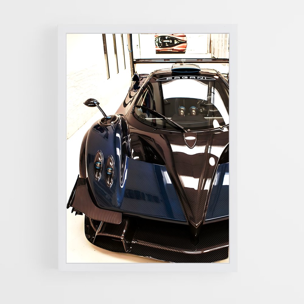 Poster Garage Zonda – affiche Pagani (vue 3)